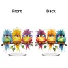 Double Sided Effect DIY Special Shaped Quirky Bird Desktop Diamond Art Kits