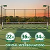 [US Local Warehouse] Retractable Pickleball Net 22FT Portable Pickleball Net Set for Outdoor Indoor Driveway