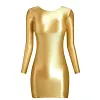 Men's sexy glossy dress