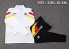 Joyfball 2024/2025 Germany Half-Pull Training Suit White Football Shirt 1:1 Thai Quality
