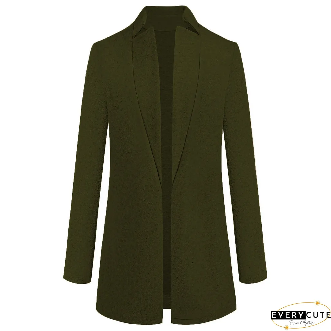 Long Wool Coat for Women, Plus Size, Winter Warm