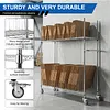[US Local Warehouse] 2 Pack Shade Sail Poles 10FT Outdoor Sun Shade Poles 2.94in Diameter Heavy Duty Metal Post for Deck Patio Outside Backyard