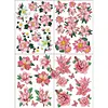 4pcs/set 5D DIY Diamond Painting Flower Stickers Handmade Art Craft Kits