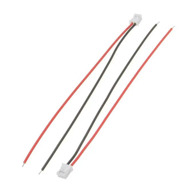 Garlaven 100Pcs Mini Micro JST 2.0 PH 2Pin Connector Plug With 120mm Wires Cables