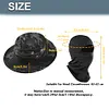 Men Camo Fishing Hat Foldable Casual Balaclava Sun Hat Breathable Bucket Hat
