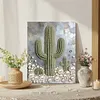 Cactus DIY Pearl Painting Kit with Frame 30x40cm Pearl Gem Paintings Picture Arts Craft for Adults Beginners Gift Home Wall Decor