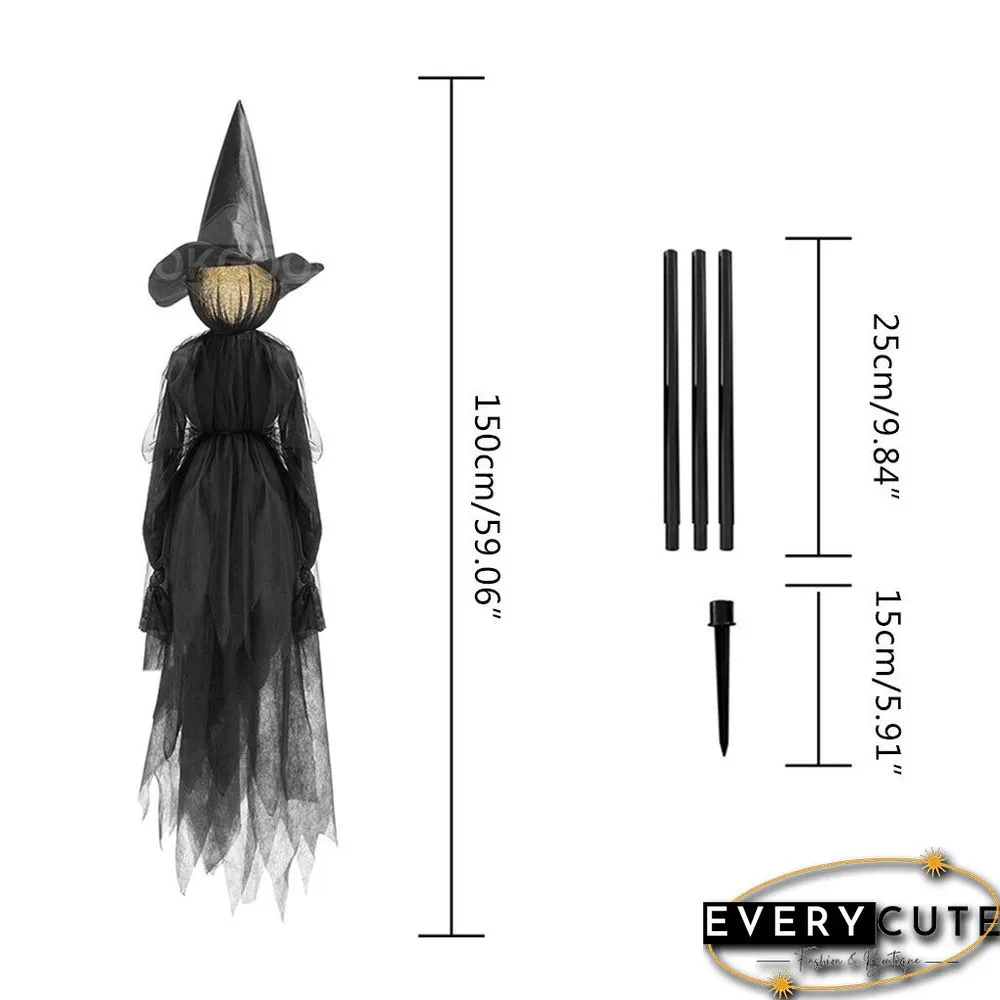 Lighted Halloween Witch Stake For Halloween Decoration