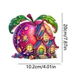 Apple House Double Sided - 5D DIY Craft Lamp