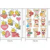 2 Sheets Diamonds Painting DIY Cartoon Animals Sticker
