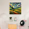 Starry Sky Scenery-11CT Stamped Cross Stitch 50*50cm/19.69*19.69in