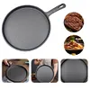 20cm Cast Iron Skillet Round Frying Pan Easy To Clean Omelette Pan for Cooking