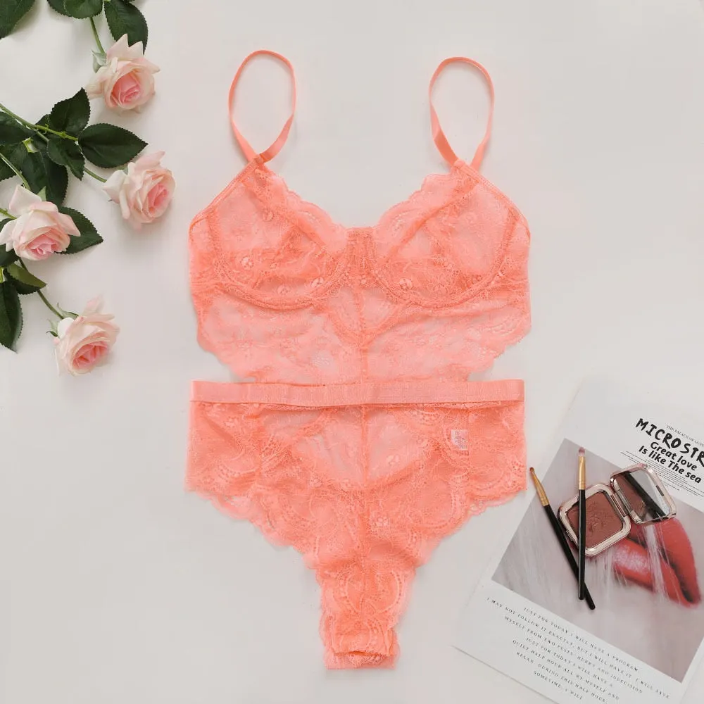 Ellolace Bodysuit Women Lace Sexy Body for Women Backless Overalls For Women Catsuit Women's Body Sexy Rompers Body Suit