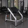 [US Local Warehouse] Fitness Preacher Curl Bench Adjustable Seated Isolated Barbell Dumbbell Biceps Station Workout Bench for Home Gym Fitness Equipment