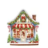 Diamond Painting Wooden Christmas House Desktop Decor Ornaments