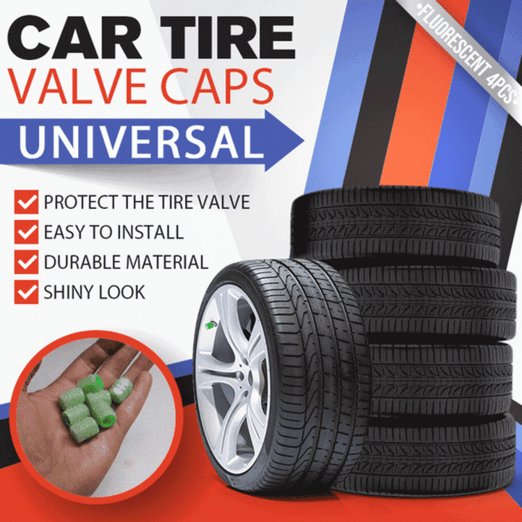 Fluorescent Tire Valve Caps The Cold Blanket