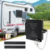 2Pcs 4inch Metal RV Bumper End Cap RV Bumper Cap Cover Square Bumper Caps for RV