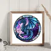 (Counted/Stamped) Pterosaur - 18CT Cross Stitch 20*20cm/7.87*7.87in