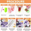 >SALE<5D DIY Full Square Drill Partial AB Drill Diamond Painting Two Cows Kit 35x45cm