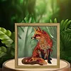 Framed DIY Special Shape Double sided Print Clear Framed Diamond Painting Kit(23x23cm)