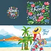 12pcs DIY Diamond Painting Greeting Cards Birthday Thanks Embroidery Postcard