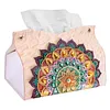 DIY Diamond Painting Creative Design Leather Handmade Tissue Holder Rhinestones Decorative Tissue Box Craft Kits