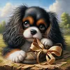 King Charles Cavaliers Dog-14CT Counted Cross Stitch 40*40cm