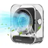 Desk Fan LED Display Portable Table Desktop Air Circulator Fan Quiet Small Fan