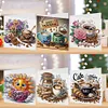 12 PCS Coffee Afternoon Tea - 5D DIY Greeting Card