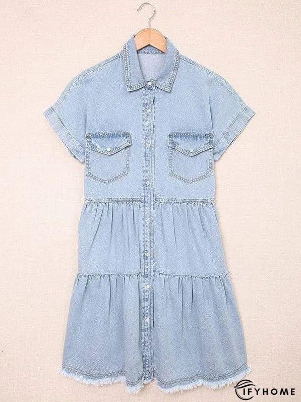 Pocket Denim Dress | IFYHOME
