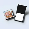 PU Dog Flower Diamond Painting Notecard Box with 160 Sheets of Paper