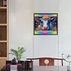 Flower Cow - Round AB Drills Diamond Painting(50*45cm)