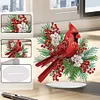 5D DIY Diamond Painting Special Shape Desk Ornament Cardinal Bird Decor Kit