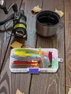 86Pcs/Set Lure Kit Metal Spinner Lures Soft Lure Minnow Hooks Simulation Bait
