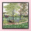 Picnic-14CT Stamped Cross Stitch 45*45cm/17.72*17.72in