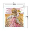 (Counted/Stamped) 14CT Sunflower Girl - Cross Stitch 30*34cm/11.81*13.39in(Brand)