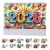 2026 Diamond Painting Monthly Calendar Kit Diamond Art Calendar for DIY Crafts Party