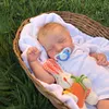 [New] 20" Real Lifelike Reborn Silicone Vinyl Baby Boy with Blonde Hair Named Fraker - RBBI-Myrebornbabydoll&reg; Myrebornbabydoll&reg;