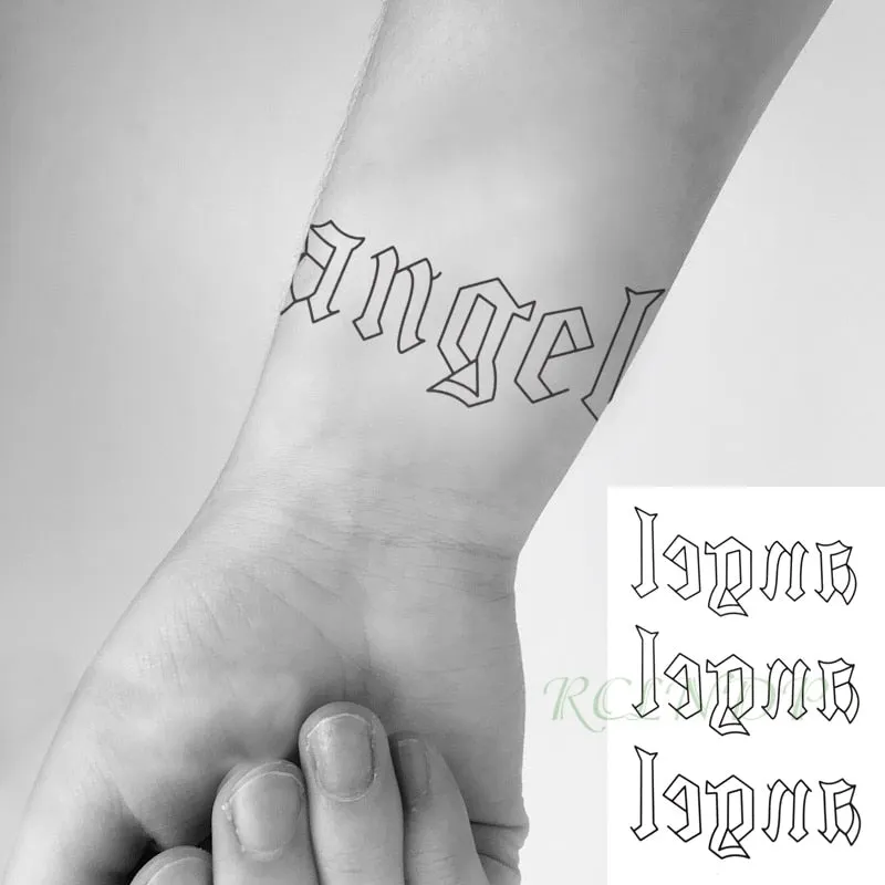 Waterproof Temporary Tattoo sticker movie School badge fake tatto flash tatoo for men women