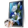 (Big Size)Blue Flowers-Paint by Numbers Acrylic Painting 40*60CM(HOT)