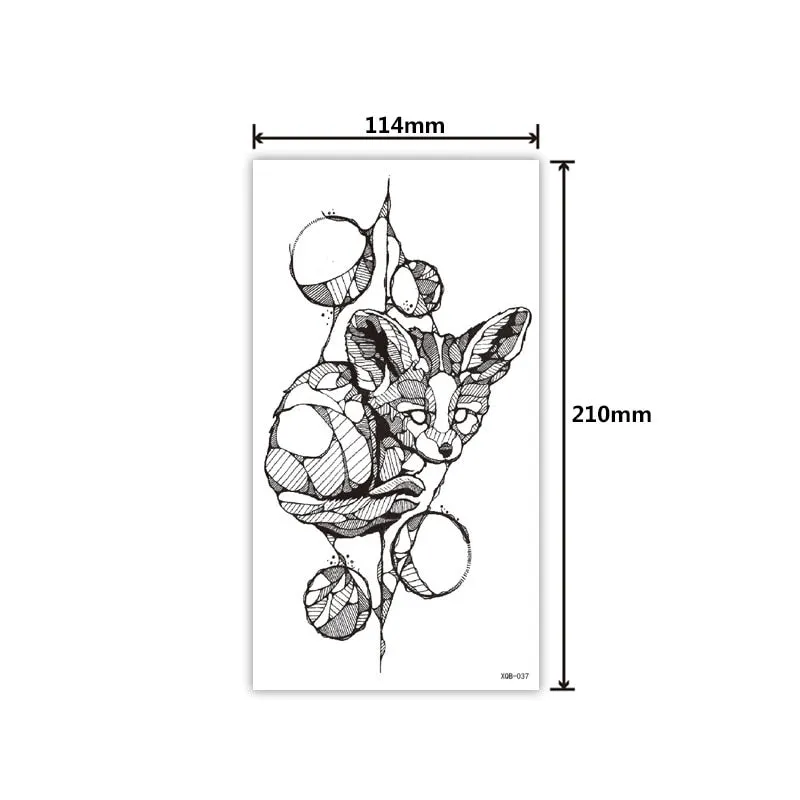 Full Arm Tattoo Sticker Creative Personality Small Full Arm Temporary Tattoo Original Waterproof Sweat Lasting Tattoo Sticker
