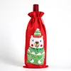 5D DIY Special Shaped Drill Diamond Painting Christmas Bear Wine Bottle Bags Covers Kits