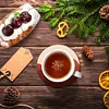 6Pcs/set Diamond Painting Christmas Coaster Cup Cushion with Rack Cup Pad Decor