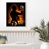 11CT Stamped Iron Man - Cross Stitch Kits~Silhouette cross stitch