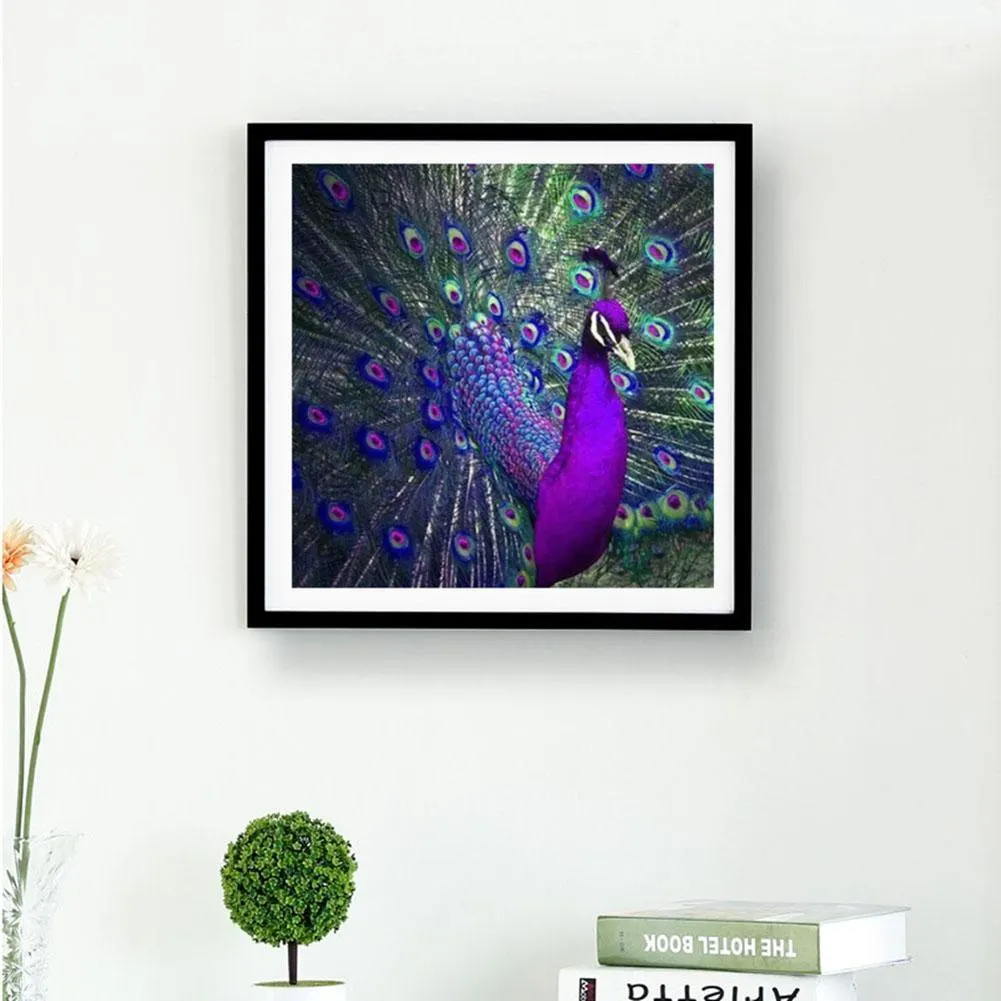 Diamond Painting - Full Round Drill - Peacock(30*30cm)