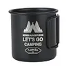 300ML Camping Mug Aluminum Alloy Tea Beer Coffee Mug Lightweight for Outdoor Use