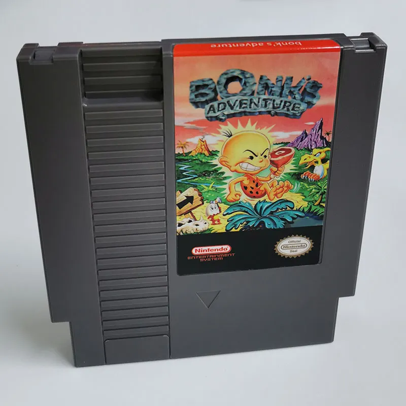 Bonk's Adventure For Nintendo NES - 8 Bit Game Cartridge