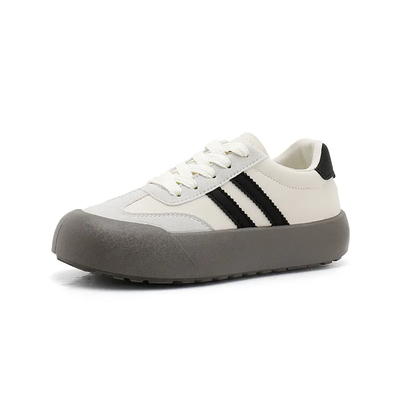 Breakj Breakj Korean Version Of Forrest Gump Shoes Women's Spring 2024 New Student Running Sneakers Versatile Small White Shoes Women's Singles W619