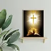 Glowing Cross And Book-Full Round Diamond Painting 30*40cm/40*50cm