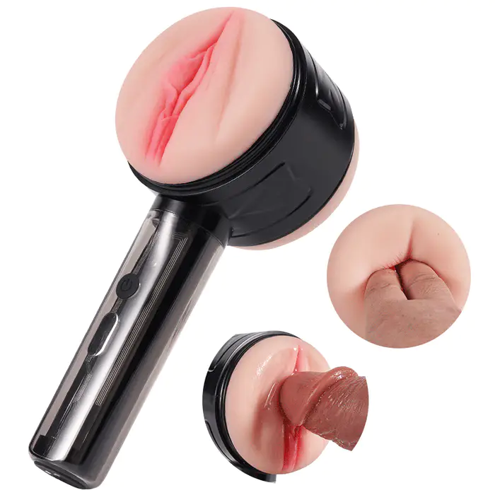 XPORNTOY-Dottore - Vibration 2 in 1 Handheld Masturbator 