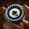Trendy EDC Little Devil Fidget Gyro Ratchet Ding Ding Stress Relief Artifact Mechanical Push Card Pa Pa Coin Stress Relief Toy